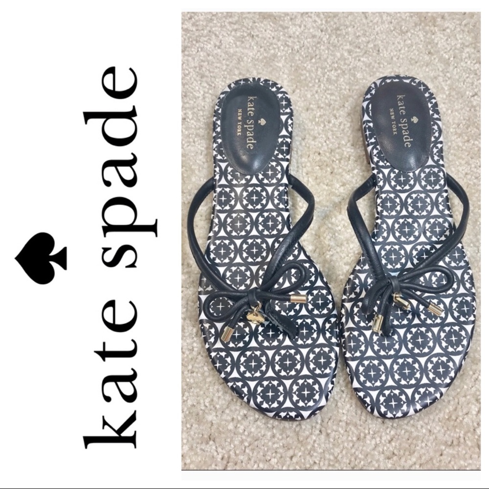 ♠️Kate Spade Mistic Bow Thong Sandals